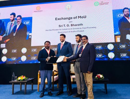 Honoured During MoU Exchange at CII Partnership Summit